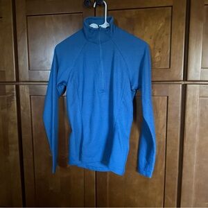Patagonia Quarter Zip Base Layer. Women’s XS. Blue